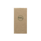 250 Stück Green Nature Papier Servietten  2-lagig, 33x33cm, 1/8 Falz, braun, Bio Druck