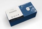 250 Stück FASANA Papier Servietten 3-lagig, 40x40cm, 1/8 Falz,  royal blue, dunkelblau