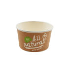 55 Stück Bio Eisbecher 360ml, Ø 106mm, braun