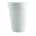 50 Stück Iso- Trinkbecher, Glühweinbecher Airpac Snows, 200-250ml, XPP, weiß