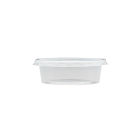 50 Stück Saucen- Dressingbecher Verpackungsbecher PP, 50ml, transparent, rund, mit Deckel