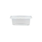 500 Stück Saucen- Dressingbecher Verpackungsbecher PP, 100ml, transparent, rund, mit Deckel