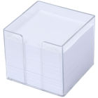 1 Stück Zettelbox mit Nachfüller, 95x95x95mm