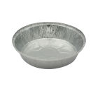 Contital 400 Stück Aluschale 1000ml, rund, Ø208mm, 40mm, Menüschale C807L mit Deckel