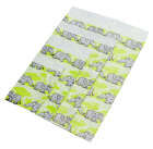 1000 Stück Papier Flachbeutel 88480F, Kraftpapier, Elefanten grün, 70g/m², 95x140mm