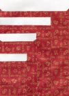 1000 Stück Papier Flachbeutel 99820F, Kraftpapier, Christmas Greetings rot, 60g/m², 130x180mm
