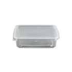 300 Stück Unischale PP, 750ml, 180x133mm, Mehrweg, klar transparent mit Deckel