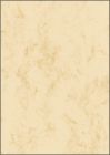 100 Stück Sigel Marmor-Papier, DP 372 A4, 90 g/qm, Feinpapier, beige