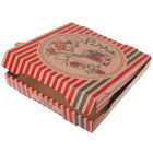 100 Stück Pizzabox Pizzakarton 20x20x4cm , NYC Kraft, braun