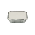 100 Stück Aluschale 560ml, rechteckig, 160x160x32mm, Menüschale R25L mit Deckel