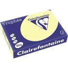 Clairefontaine 500 Blatt Kopierpapier Clairalfa Universal-Papier Trophée (Gelb) DIN A4, 80 g/qm