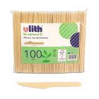 100 Stück Holzmesser, 160mm, biologisch abbaubar