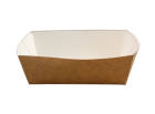 100 Stück Nature Snackschale 140x80x55mm, braun