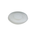 100 Stück Plastikdeckel PS, flach, mit Kreuzschlitz, Ø90mm, für Papptrinkbecher 400ml & 500ml