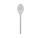 Bittner 100 Stück Premium Mehrweg-Besteck Plastiklöffel 18cm, transparent