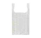 100 Stück HDPE Hemdchentragetasche, Shopper Jumbo, ND, 30+18x55cm, 13my, weiß, gebl. Extra Stark