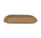 1000 Stück Bio Pappschale, Pommesschale 60, 150x230x20mm, mit Fettbarriere, braun