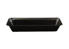 250 Stück Imbiss- Snackschale, Plastikschale PP, A16N Frikandel, 300ml, ungeteilt, 204x70x33mm, schwarz