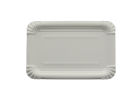 1500 Stück Pappteller 13x20cm, weiß