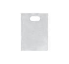 2500 Stück HDPE Grifflochtasche, Abriss- Tragetaschen 250x350+30mm, 18my, weiß