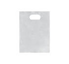 1000 Stück HDPE Grifflochtasche, Abriss- Tragetaschen 300x400+30mm, 25my, weiß