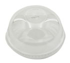 800 Stück APET Dom Deckel, Ø95mm, mit Kreuzschlitz, transparent, für Smoothie Becher 260ml - 500ml