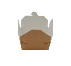 All natural 50 Stück Bio Lunch Box 500ml, 110x90x50mm, braun, green Nature
