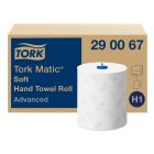 TORK 6 Stück Tork 290067 Matic Advanced Handtuchrollen H1, 21cm x 150m, 2-lagig, weiß