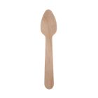 Bittner 100 Stück Holz-Kaffeelöffel, 110mm, biologisch abbaubar