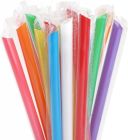 2000 Stück Mehrweg Plastik- Bubble Tea Strohhalme 210mm Ø12mm, bunt