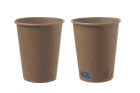 50 Stück Coffee to Go Kaffeebecher 300ml, 12oz, Ø90mm, braun/braun