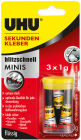 UHU 1 Stück Sekundenkleber Mini 3x1g (45415)