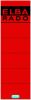 ELBA 10 Stück ELBA RADO Ordnerrücken-Etiketten, kurz/breit, 190x59mm, selbstklebend, rot ELBA 10 Stück ELBA RADO Ordnerrücken-Etiketten, kurz/breit, 190x59mm, selbstklebend, rot