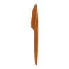 Bittner 100 Stück WPC Mehrweg- Messer 18cm, braun
