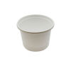 TOP 1000 Stück Feinkostbecher Plastikbecher PS, 100/100ml, rund, weiß 
