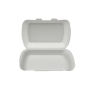 125 Stück Warmhalte- Menüboxen XPS HP3/IP10 ungeteilt, 24x16x7,5cm, weiß