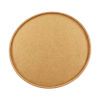 Kleva 50 Stück Bio Pappdeckel für Salatschale 1100 & 1300ml, Ø185mm, braun