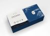 250 Stück FASANA Papier Servietten 2-lagig, 40x40cm, 1/4 Falz,  royal blue, dunkelblau