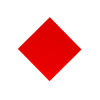 FASANA 250 Stück Papier Servietten 2-lagig, 40x40cm, 1/4 Falz, jalapeno red, rot