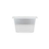 Pro-Pac 50 Stück Saucen- Dressingbecher Verpackungsbecher PP, 100ml, transparent, rund, mit Deckel