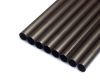 Kleva 500 Stück Mehrweg Plastik- Trinkhalme, Strohhalme 220mm, Ø7mm, schwarz