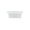 Pro-Pac 500 Stück Verpackungsbecher PP, 100ml, transparent, mit Deckel, Dessert