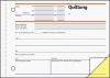1 Stück Sigel Formularbuch SD 021 Quittung, mit MwSt.-Nachweis, A6 quer