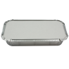 1200 Stück Aluschale 651ml, rechteckig, 220x128x34mm, Menüschale R65L mit Deckel