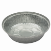 Contital 100 Stück Aluschale 830ml, rund, Ø182mm, 43mm, Menüschale C801L mit Deckel