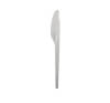 Bittner 100 Stück Premium Mehrweg-Besteck Plastikmesser, 18cm, transparent