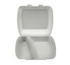 100 Stück Warmhalte- Menüboxen XPS IP4 2-geteilt, 245x210x72mm, laminiert, weiß