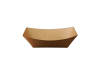 1000 Stück Foodtray Pappschale 300ml, 102x59x40mm, braun
