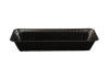 250 Stück Imbiss- Snackschale, Plastikschale PP, A16N Frikandel, 300ml, ungeteilt, 204x70x33mm, schwarz