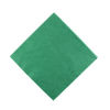 250 Stück FASANA Papier Servietten 3-lagig, 33x33cm, 1/4 Falz, emerald green, dunkelgrün